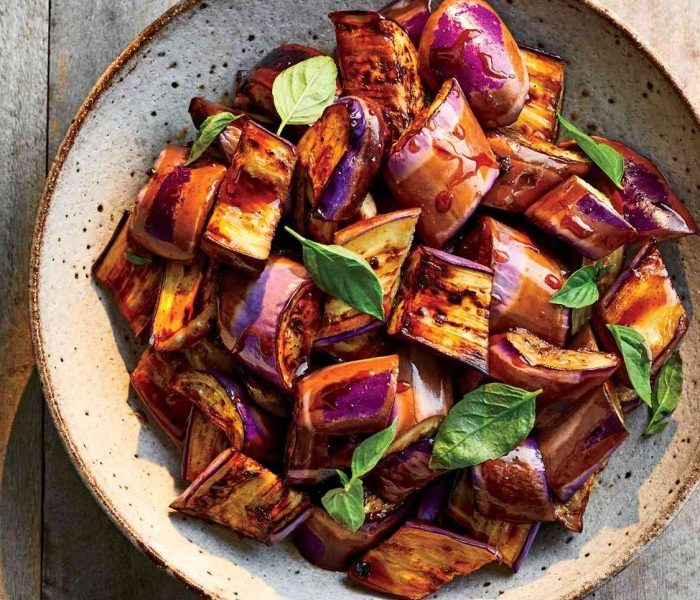 Eggplant adobo — J's Kitchen, Grand Cayman meal delivery