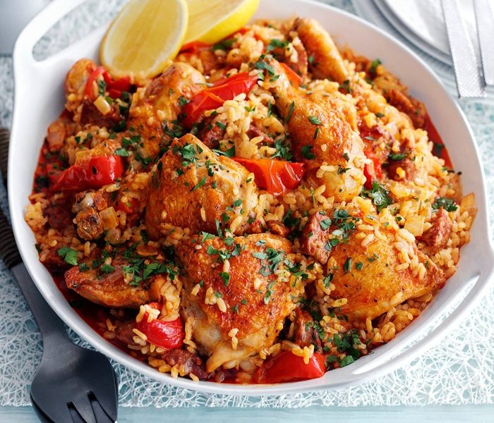 Chicken & chorizo rice pot — J's Kitchen, Grand Cayman meal delivery
